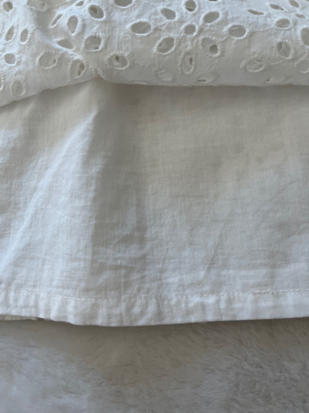 New! Heyton‎ Eyelet Dress Cotton White Lined Size Medium NWT - Picture 12 of 14